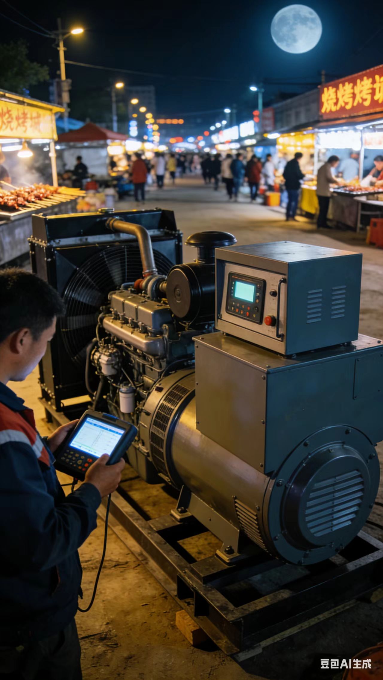 淄博全城覆盖｜大型静音柴油发电机租赁