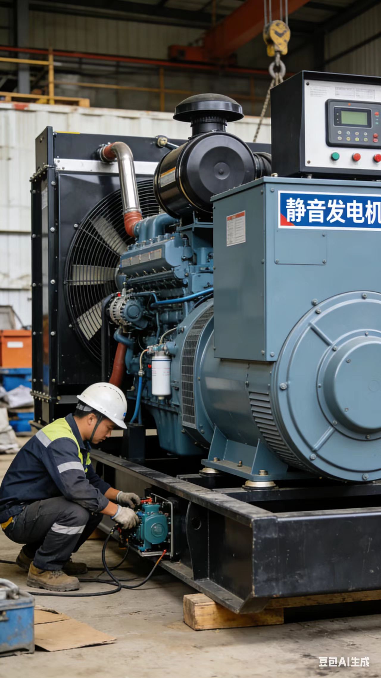 舟山静音大型发电机租赁｜户外工程应急发电作业实录