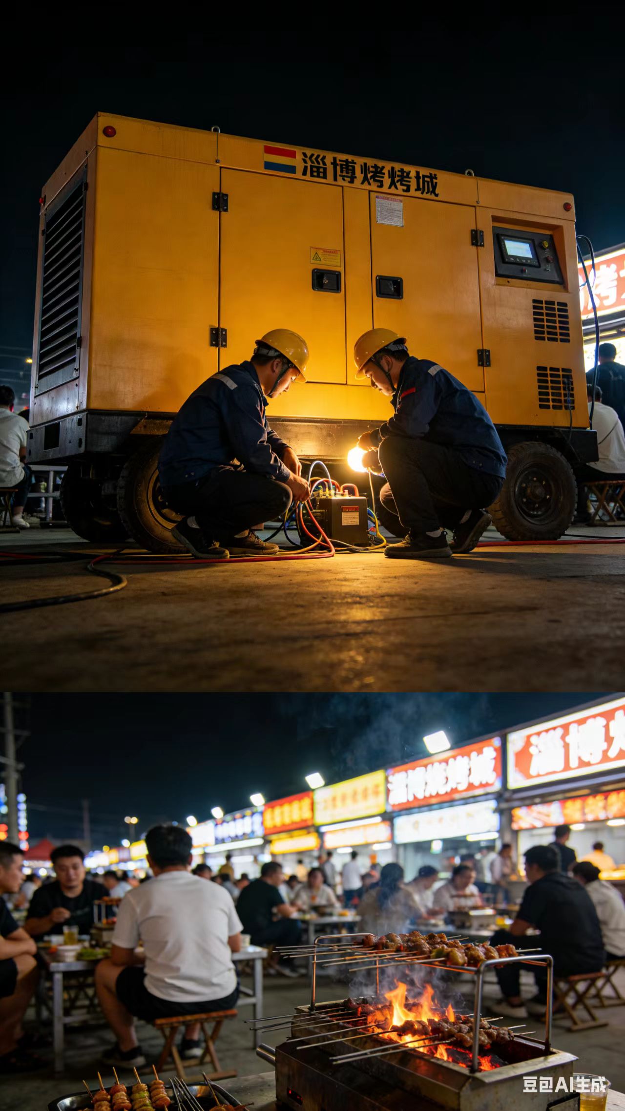 温州：温州港口码头｜夜间作业应急供电实录