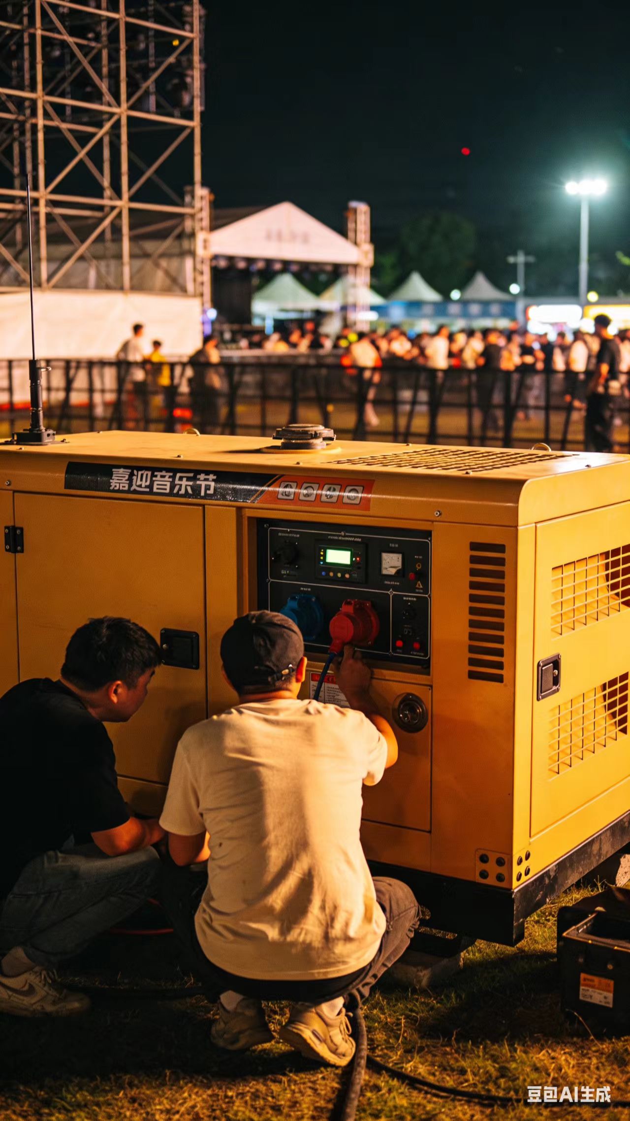 嘉兴：嘉兴户外音乐节｜静音发电机保障舞台持续供电