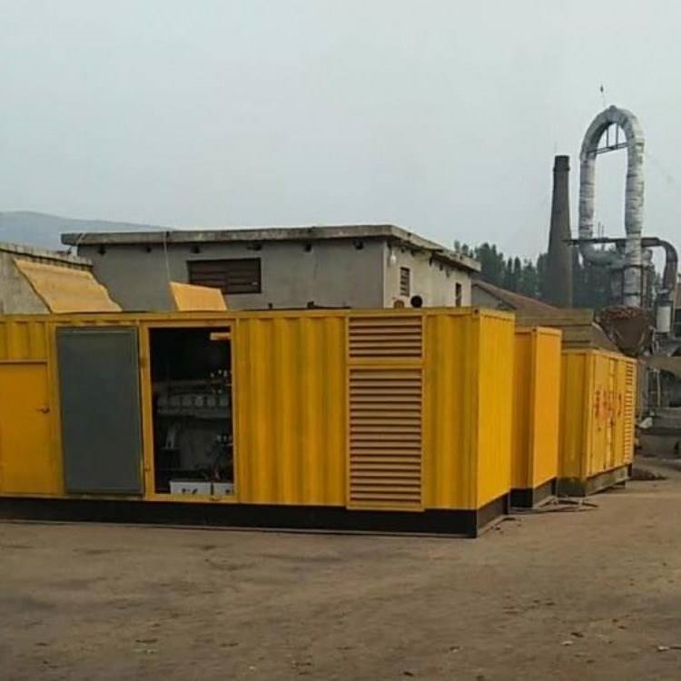 沧州柴油发电机出租 大功率静音机组 港口工厂应急供电就近服务