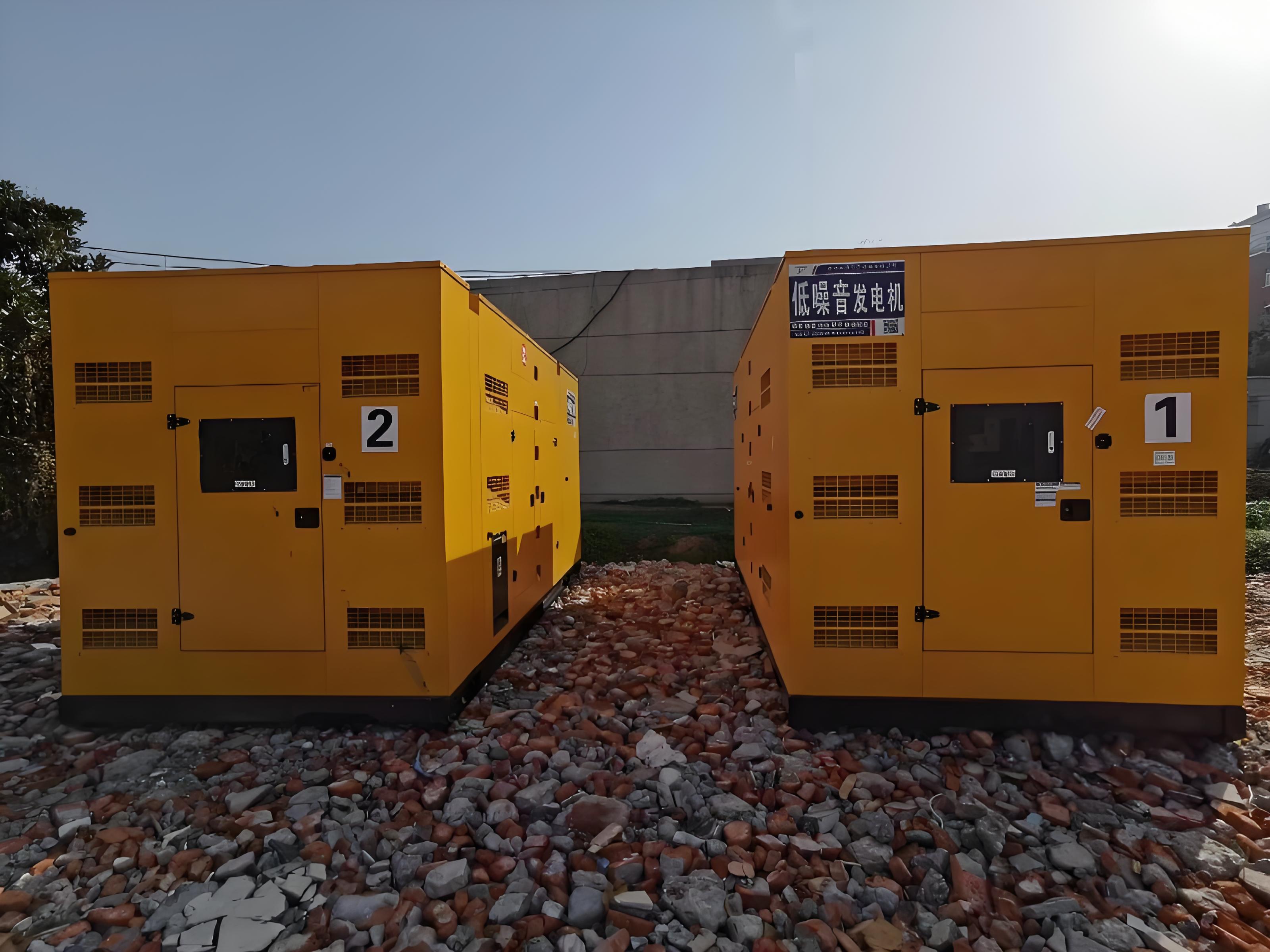 淮安大型发电机出租｜大功率静音环保发电机租赁 工地工厂应急供电就近上门服务