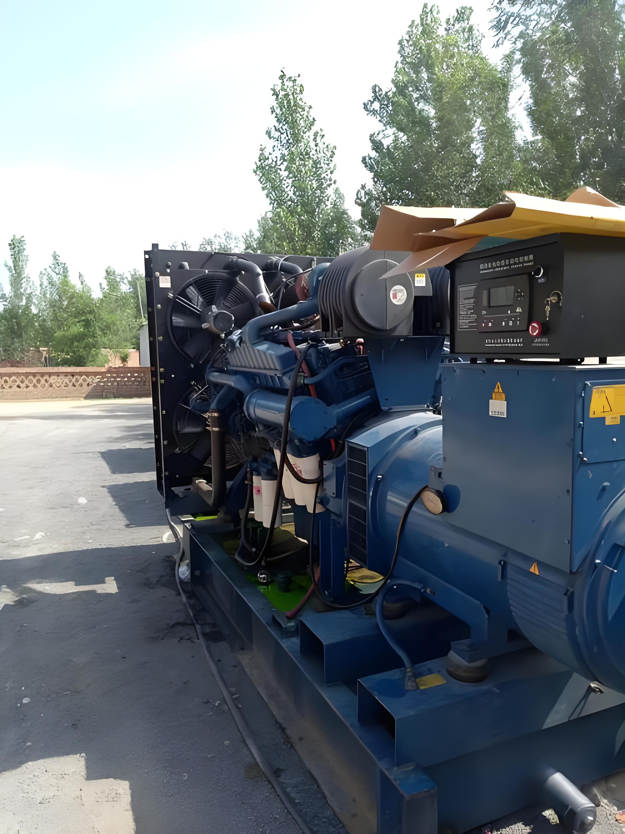 电科环保发电机租赁·三门峡站 高效保电助力生产