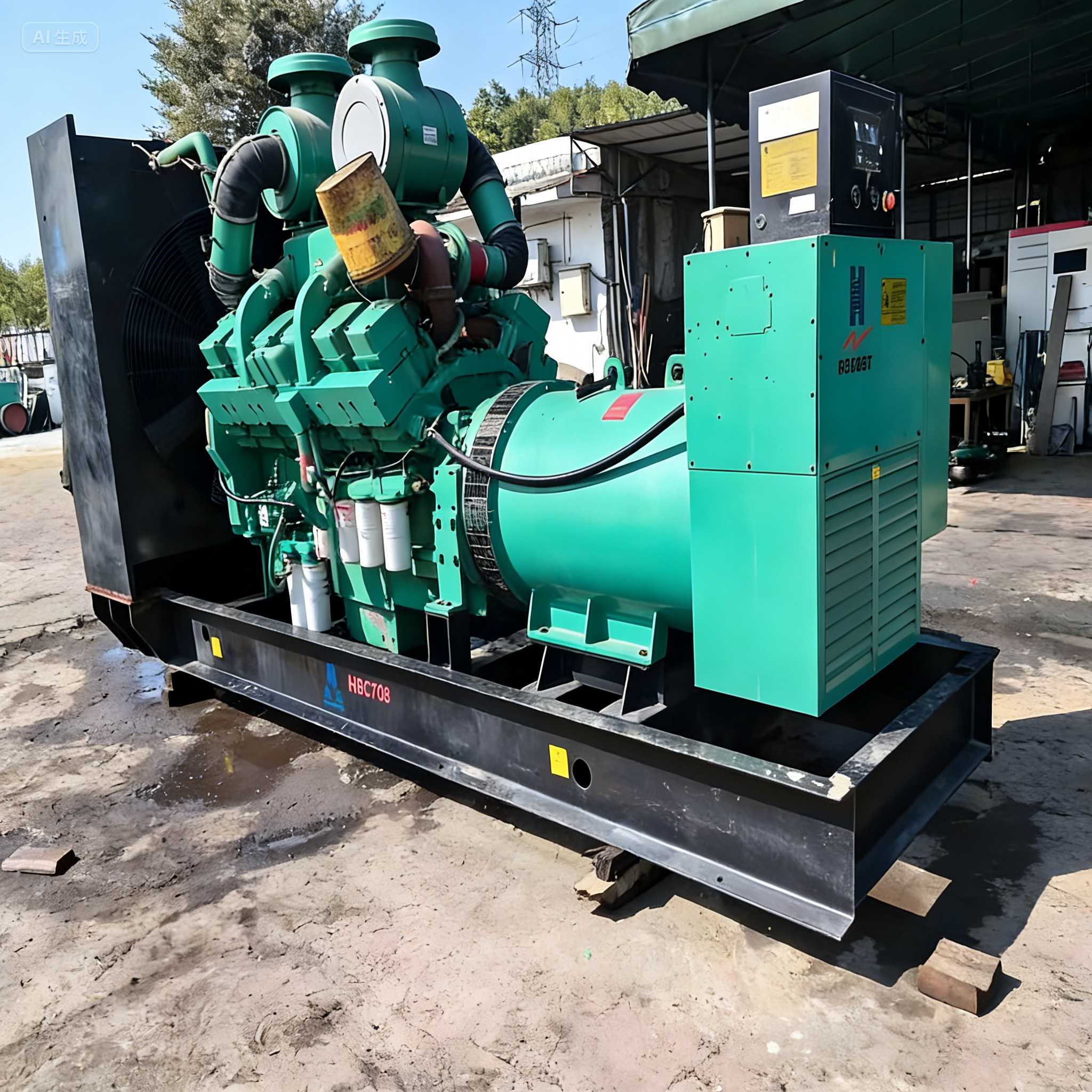  开封清明上河园与古城改造保电——电科环保科技，100kw-3000kw静音发电车，夜游灯光/宋都古城应急租赁