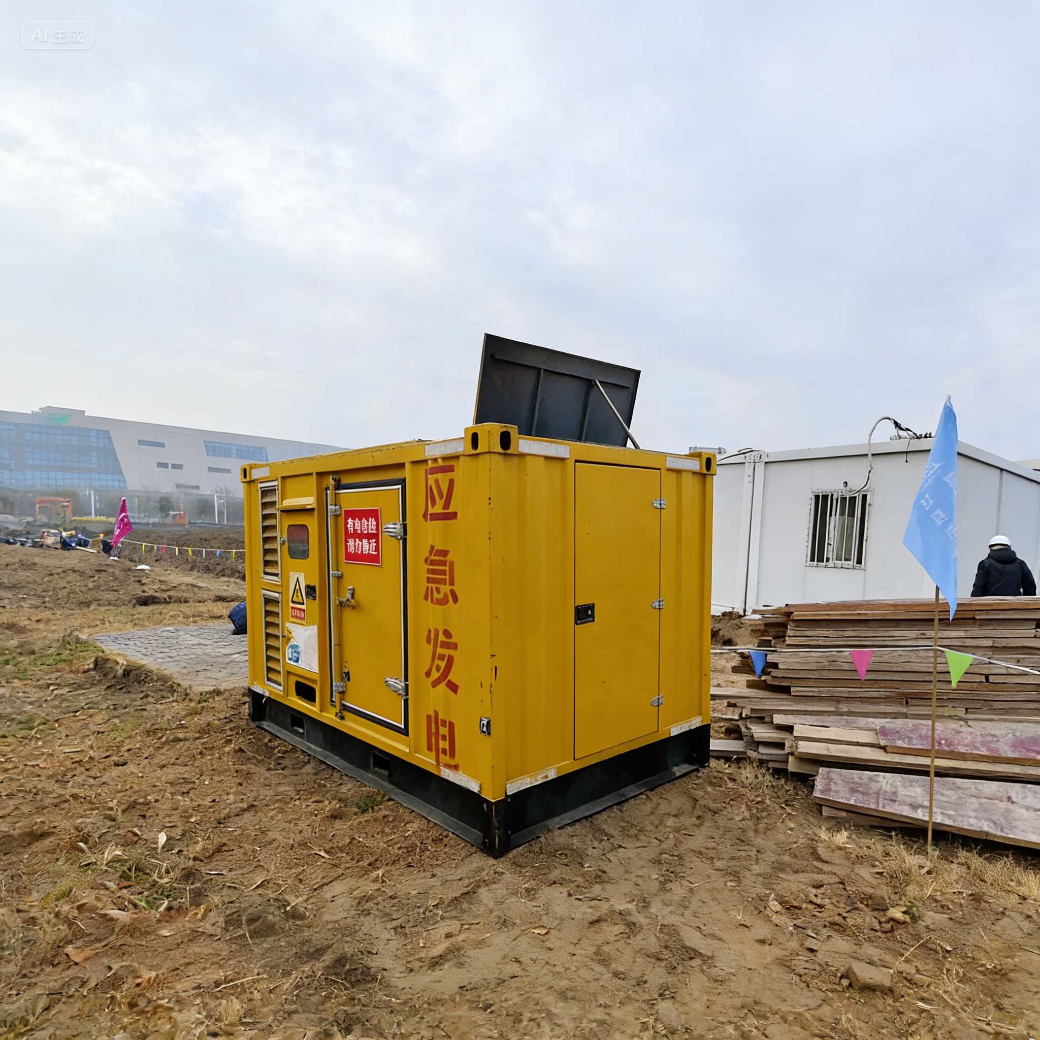 临沂商贸物流与板材产业应急电源丨电科环保科技100kw-3000kw发电机出租，高机动性快部署，断电保供，快速响应