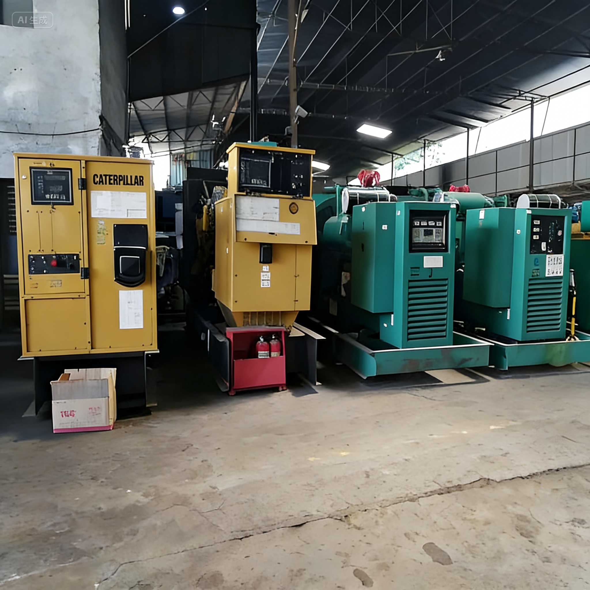 黄山租赁柴油发电机_电科环保科技（黄山站）发电设备运输#吊装#安装#调试#24h值守