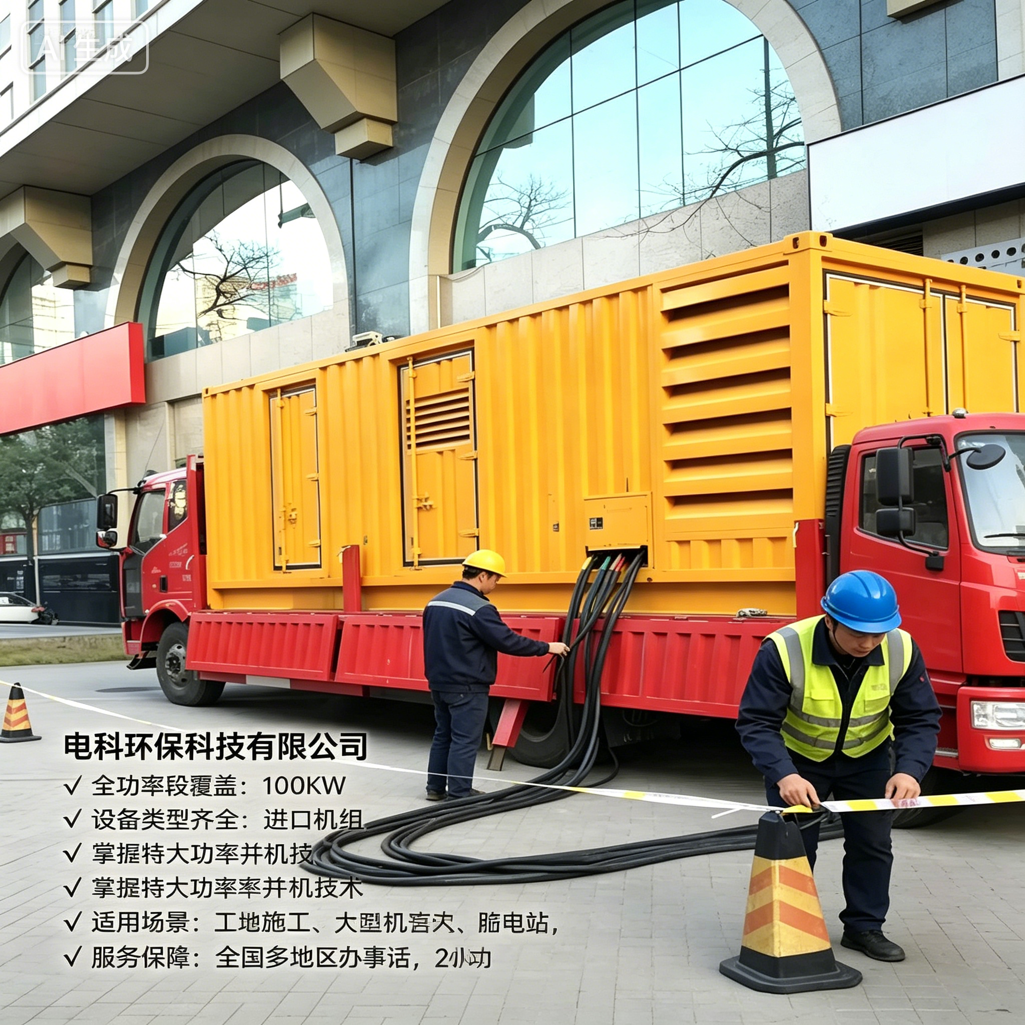 运城工地/应急用电租赁怎么选？2026优选电科环保应急发电机租赁FAQ全攻略奉上