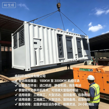 低谐波纯净输出10KV中压发电车租赁 精密仪器专用供电车｜电科环保科技