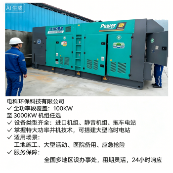 发电机组租赁包干价包含成套设备及成套技术清单专业解读（工地闭口包干｜结算风控｜招投标专用）