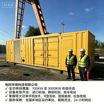 跨省大型工程项目发电机组租赁设备调运技术保障方案（超限合规｜全链路防损｜